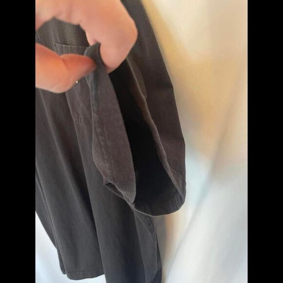 Carhartt Henley Shirt Black Loose Fit Men's Size 3XL - Picture 4 of 5